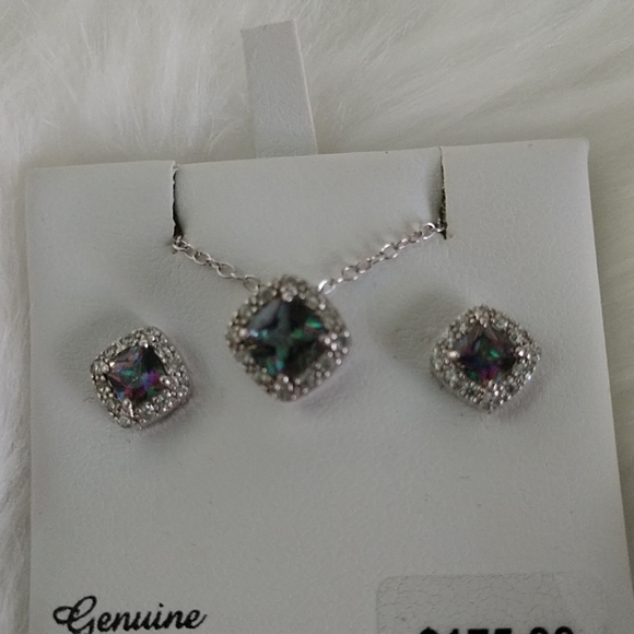 BJ NWT@$175 MYSTIC TOPAZ STERLING VINTAGE 1990s